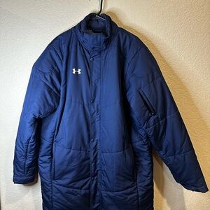 Under Armour Men's Navy Puffer Coat
